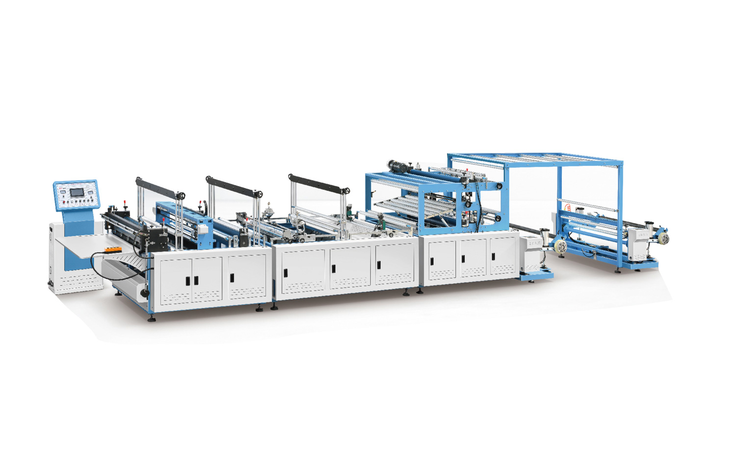 ZXL-1300雙放料（liào）無紡布製袋機(香蕉套袋、衛浴潔具套袋、沙發套袋)